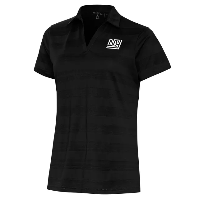 San Francisco Giants Antigua Metallic Affluent Polo - Black