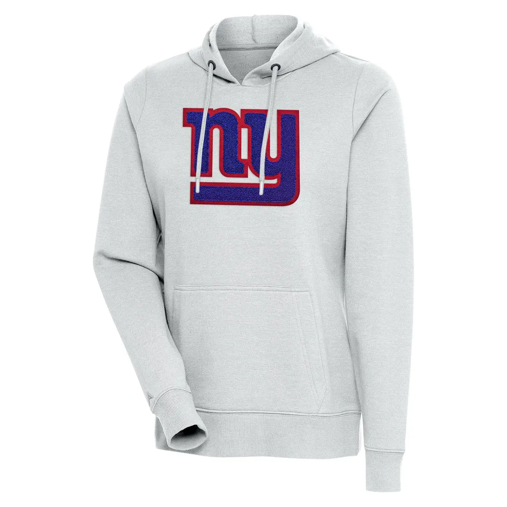 Lids New York Giants Antigua Women's Action Chenille Pullover Hoodie