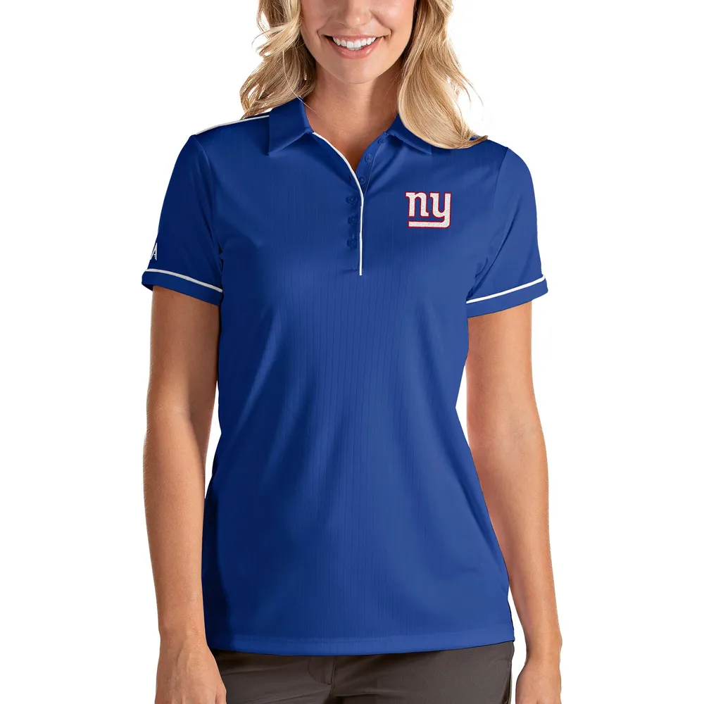 Lids New York Giants Antigua Women's Salute Polo - Royal