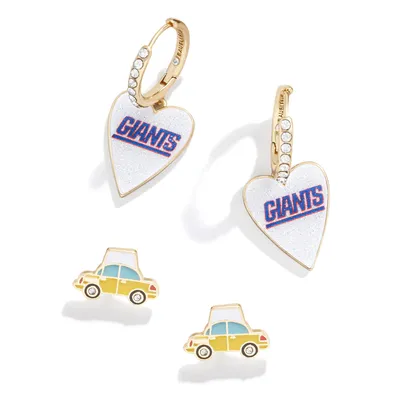 New York Giants BaubleBar Women's Team Earrings Set - Gold