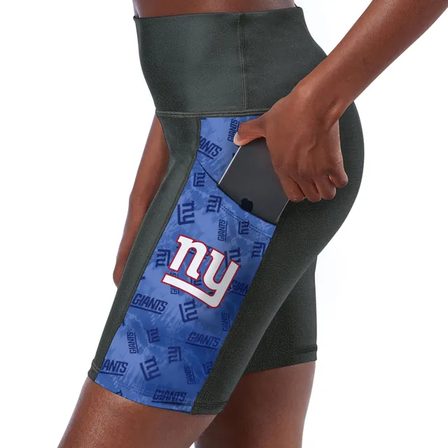 Lids New York Giants Certo Women's High Waist Two-Pocket Leggings - Black