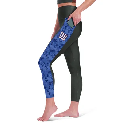 New York Giants Certo Women's High Waist Two-Pocket Leggings - Charcoal