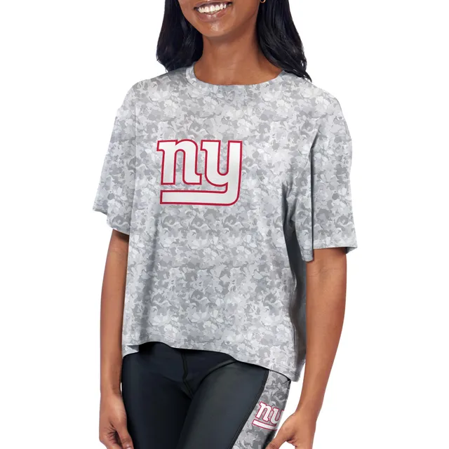 New York Mets Refried Apparel Women's Cropped T-Shirt - Royal