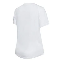 Ensemble haut à manches courtes et leggings Concepts Sport blanc/anthracite des New York Giants Sonata pour femme