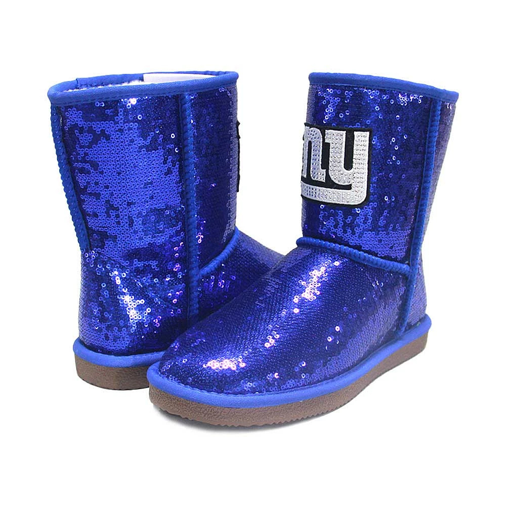 Bottes à paillettes Cuce New York Giants pour femmes