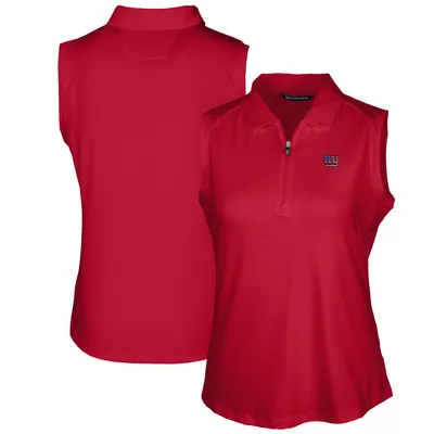 New York Giants Cutter & Buck Women's Forge DryTec Stretch Sleeveless Polo