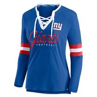 New York Giants Women's Blue Long Sleeve Shirt Size M