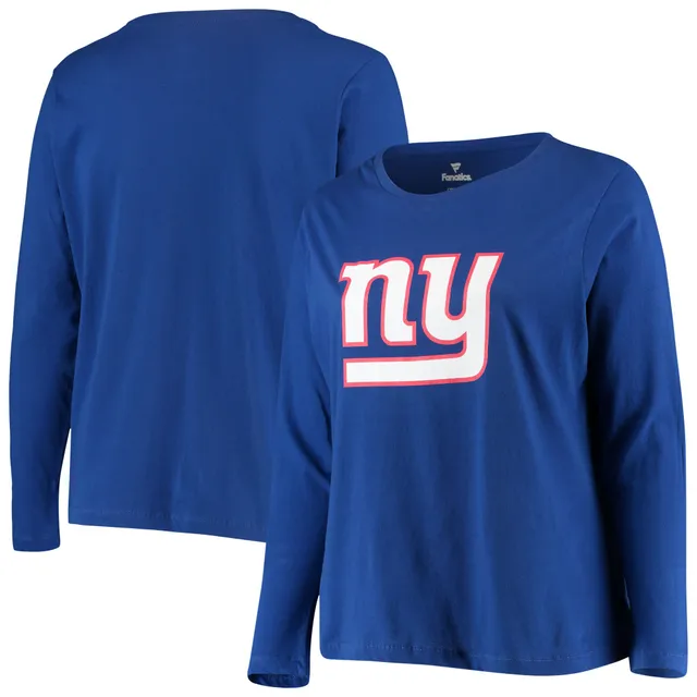 Women's Fanatics Branded Royal/Red New York Giants Ombre