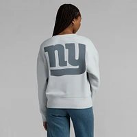 Sweat-shirt à capuche gris fanatiques pour femmes New York Giants Elements