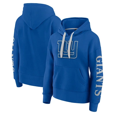 Sweat à capuche pour femme Fanatics Royal New York Giants Elements Next