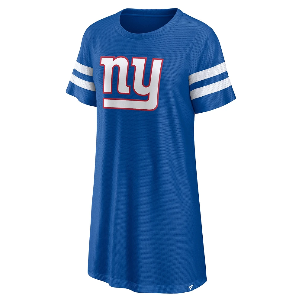 Robe Fanatics Royal New York Giants Victory pour femmes