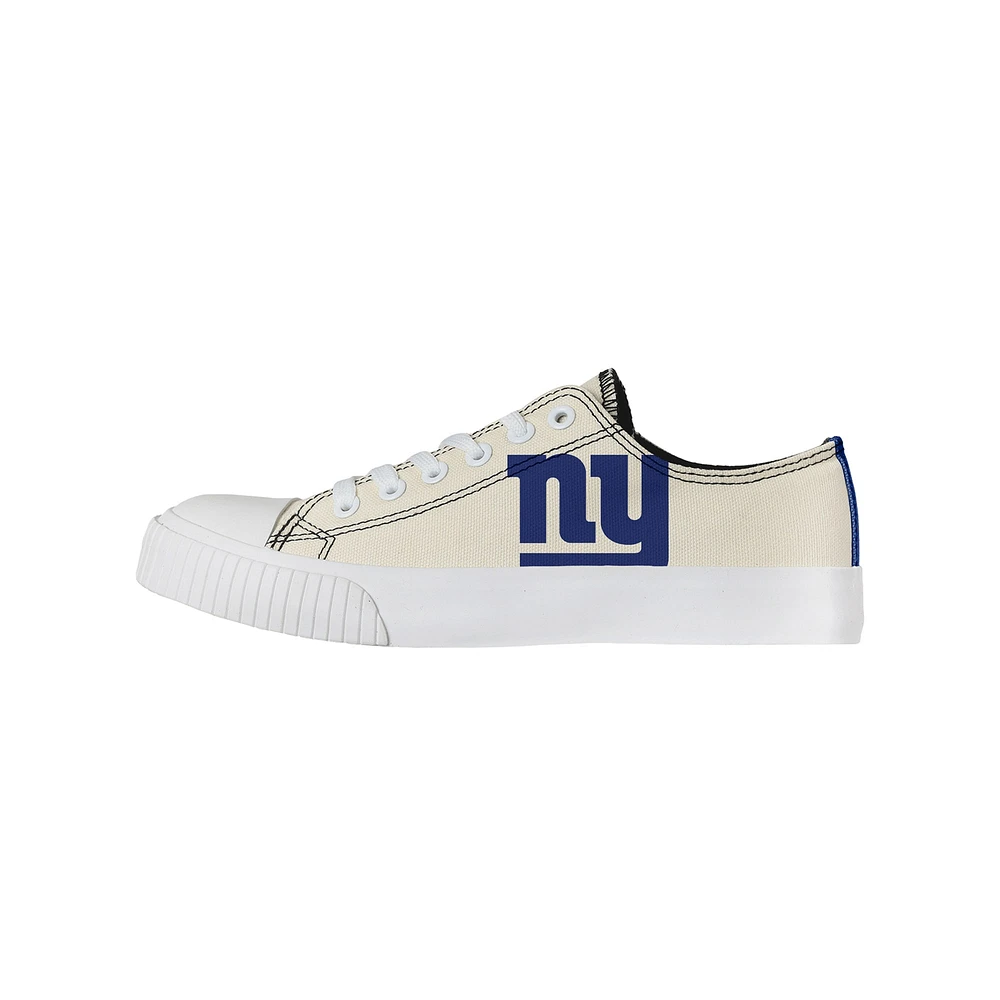 Chaussures basses en toile FOCO New York Giants pour femmes, crème