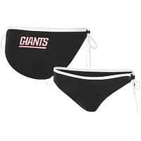 Women's G-III 4Her by Carl Banks Black New York Giants Perfect Match Bikini Bottom