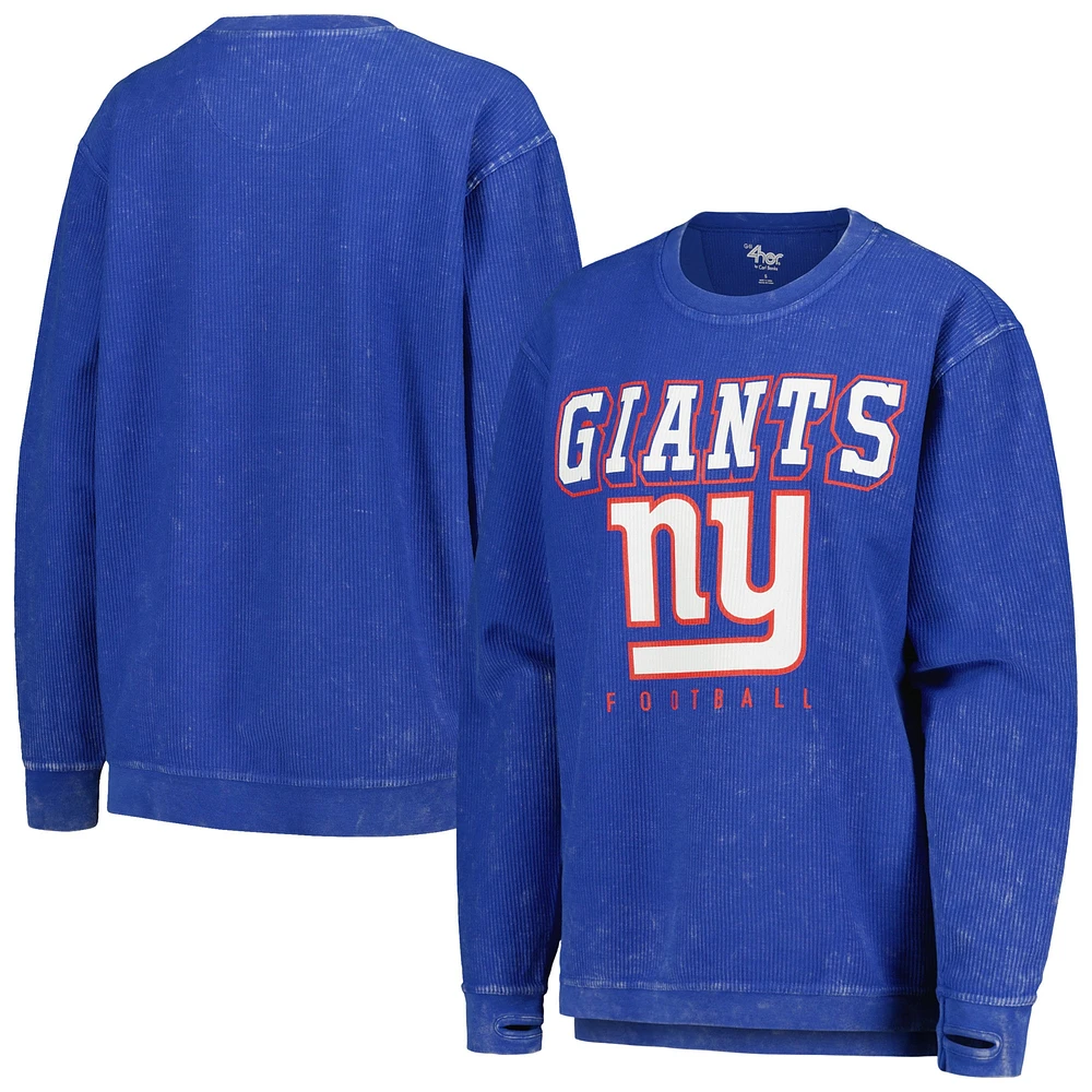 Sweat-shirt G-III 4Her by Carl Banks Royal New York Giants pour femme