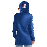 Sweat à capuche G-III 4Her par Carl Banks Royal New York Giants Extra Inning pour femmes