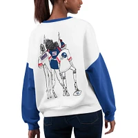 Sweat-shirt blanc G-III 4Her par Carl Banks pour femmes des Giants de New York A-Game