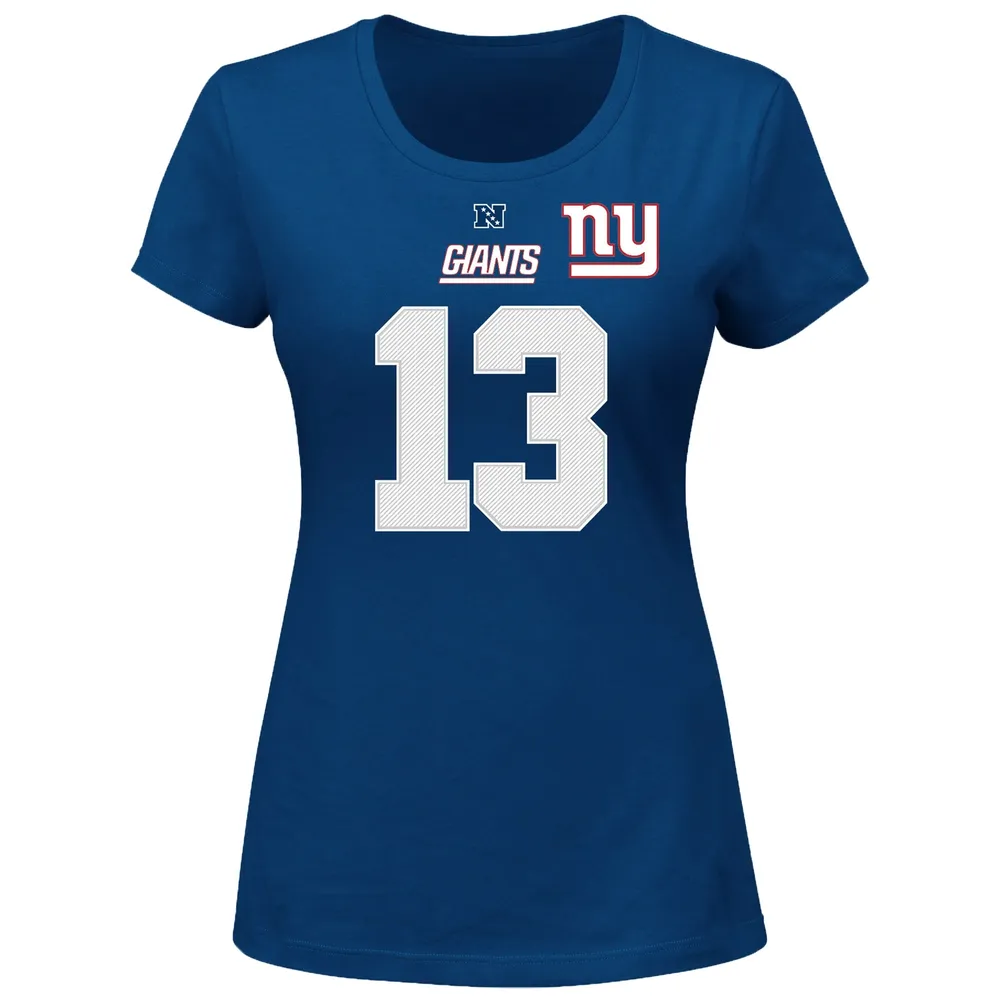 Youth New York Giants Odell Beckham Jr Royal Blue Name & Number T-Shirt