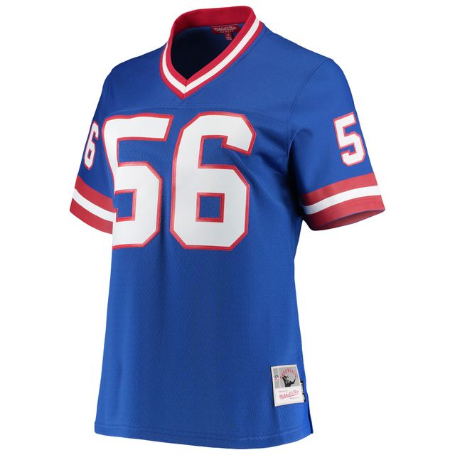 Maillot réplique Mitchell & Ness Lawrence Taylor Royal New York Giants 1986 Legacy pour femme