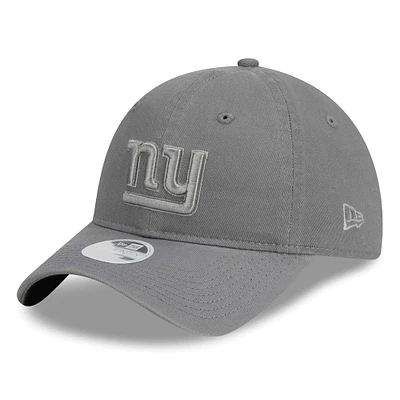 Women's New Era Gray New York Giants Color Pack 9TWENTY Adjustable Hat