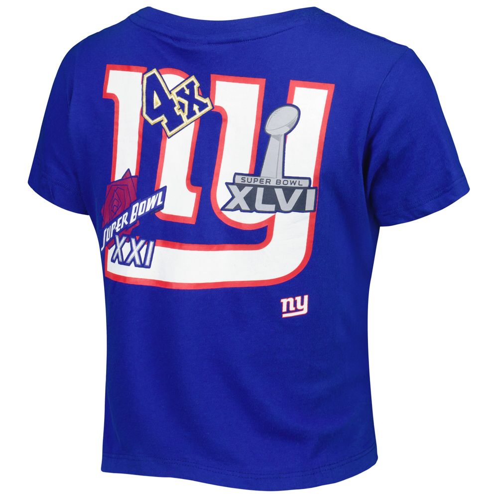 Women's New Era Royal York Giants Historic Champs T-Shirt