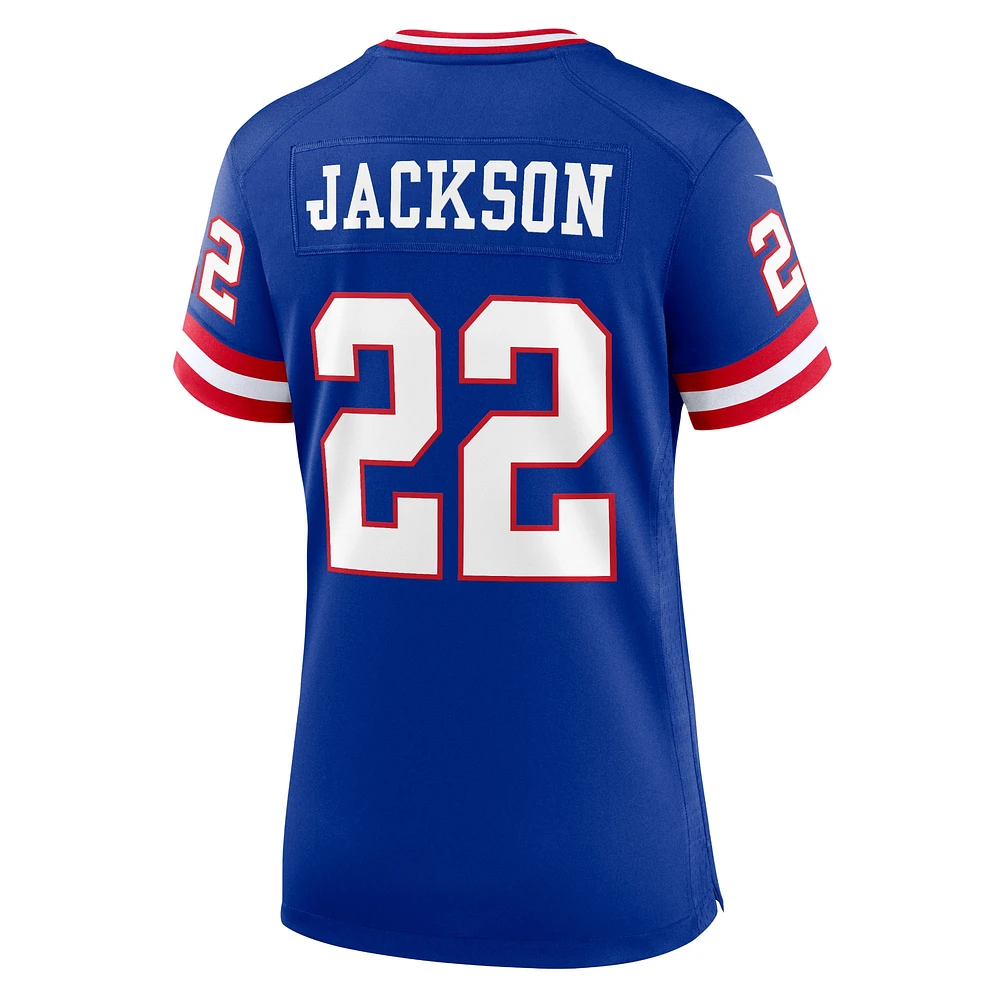 Maillot de jeu classique joueur Nike Adoree' Jackson Royal New York Giants pour femme