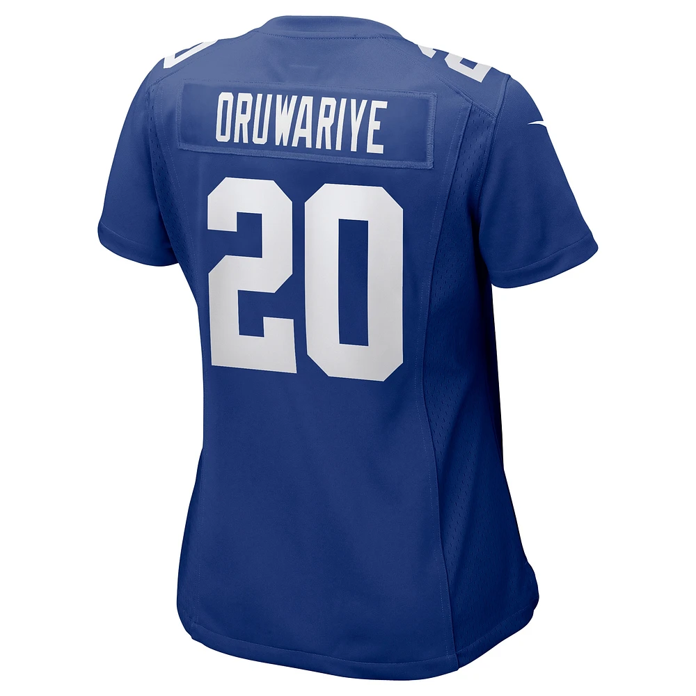 Women's Nike Amani Oruwariye Royal New York Giants Game Jersey