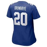 Maillot de match Nike Amani Oruwariye Royal New York Giants pour femme