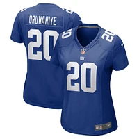 Maillot de match Nike Amani Oruwariye Royal New York Giants pour femme