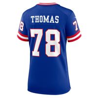 Women's Nike Andrew Thomas Royal New York Giants Classic Player Game Jersey