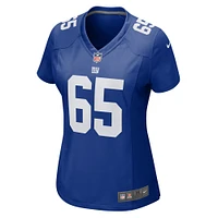 Women's Nike Austin Schlottmann  Royal New York Giants Game Jersey