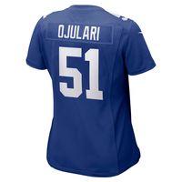 Women's Nike Azeez Ojulari Royal New York Giants Game Player Jersey