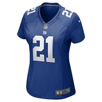 Maillot Nike Bobby McCain Royal New York Giants pour femme Couleur de l'équipe