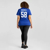 Maillot de joueur Nike Bobby Okereke Royal New York Giants pour femme