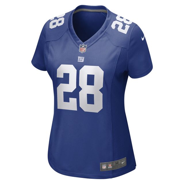 Maillot de joueur match Nike Cor'Dale Flott Royal New York Giants pour femme