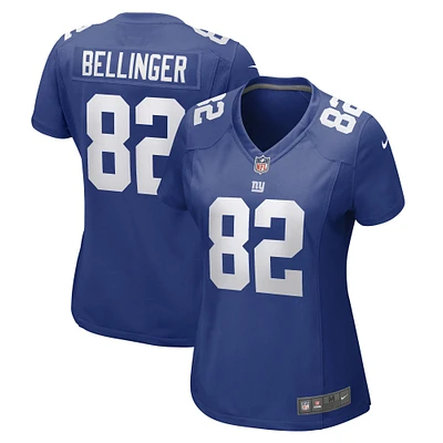 Maillot de joueur match Nike Daniel Bellinger Royal New York Giants pour femme