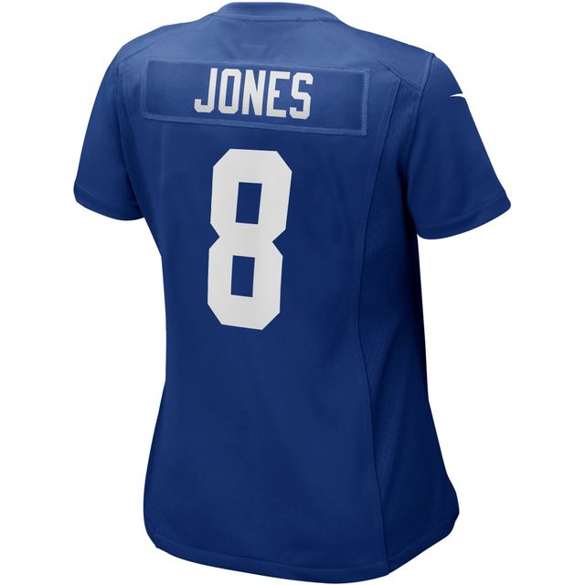 Maillot de joueur Nike Daniel Jones Royal New York Giants pour femme