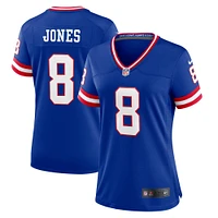 Maillot de joueur Nike Daniel Jones Royal New York Giants pour femme