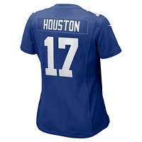 Maillot de match l'équipe Nike Dennis Houston Royal New York Giants pour femme