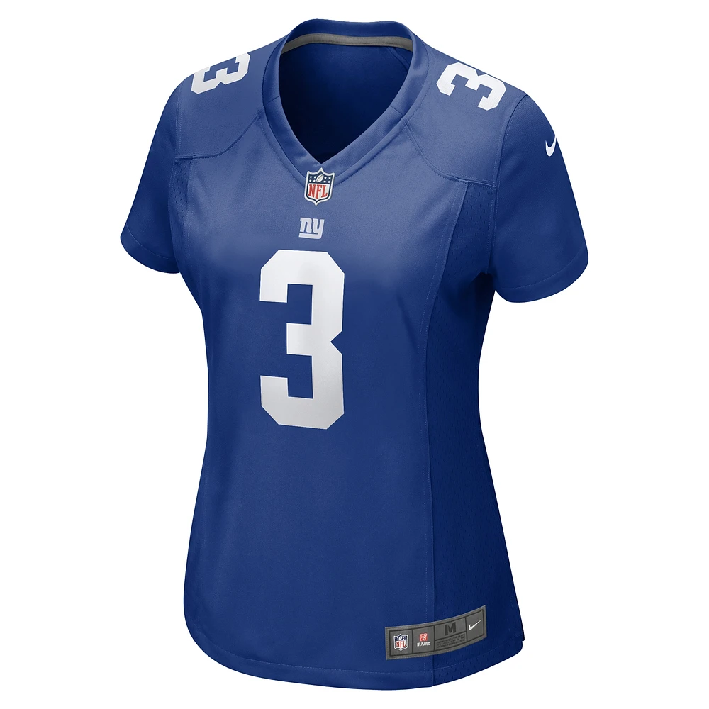 Maillot de match Nike Deonte Banks Royal New York Giants pour femme