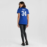 Maillot de match Nike Elijah Riley Royal New York Giants pour femme