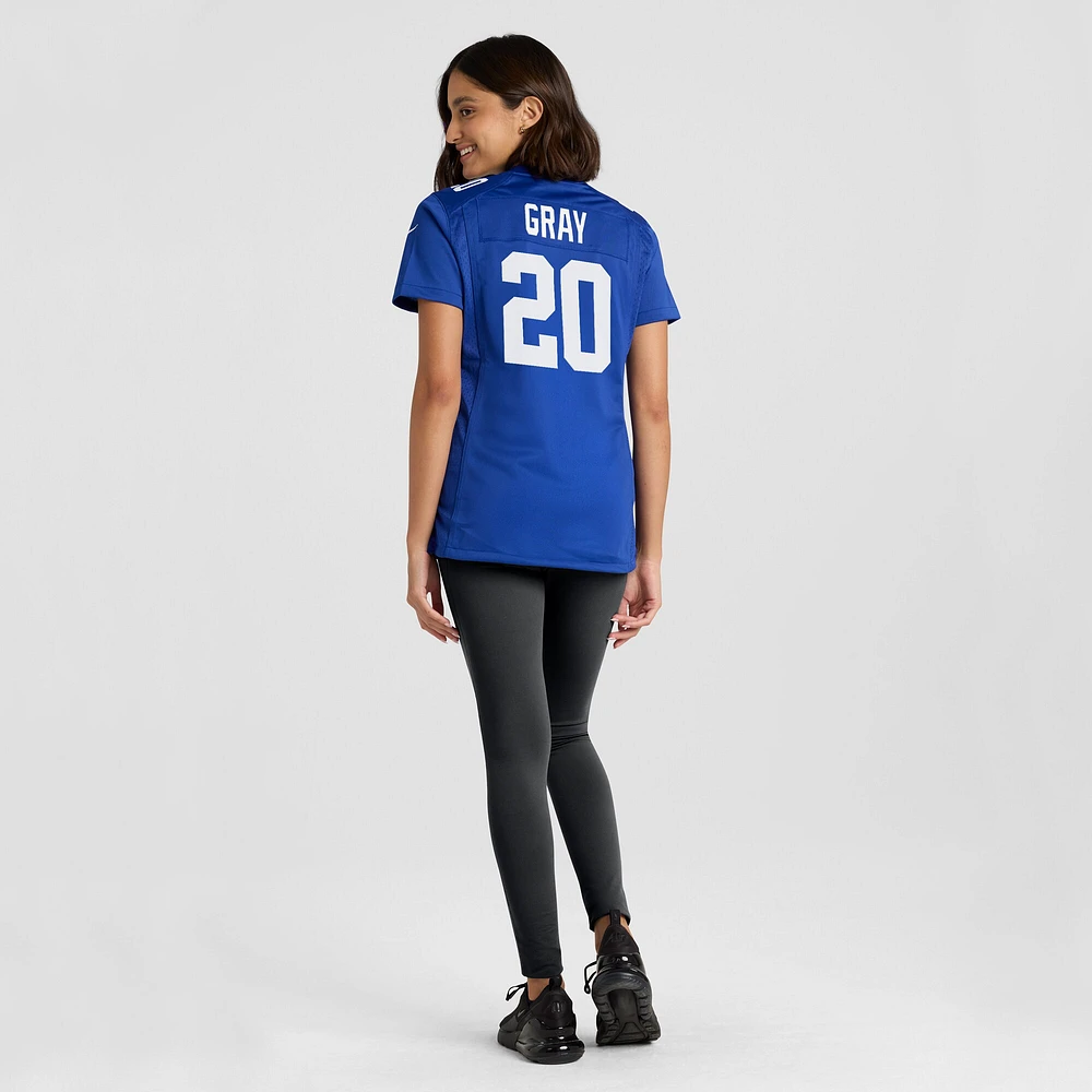 Women's Nike Eric Gray  Royal New York Giants Game Jersey