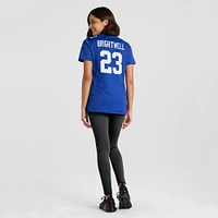 Maillot de joueur match l'équipe Nike Gary Brightwell des Royal New York Giants pour femme