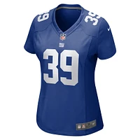 Women's Nike Gervarrius Owens  Royal New York Giants Team Game Jersey