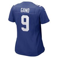 Women's Nike Graham Gano Royal New York Giants Team Game Player Jersey