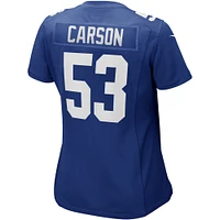 Women's Nike Harry Carson Royal New York Giants Game Retired Player Jersey