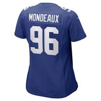 Women's Nike Henry Mondeaux Royal New York Giants Game Player Jersey