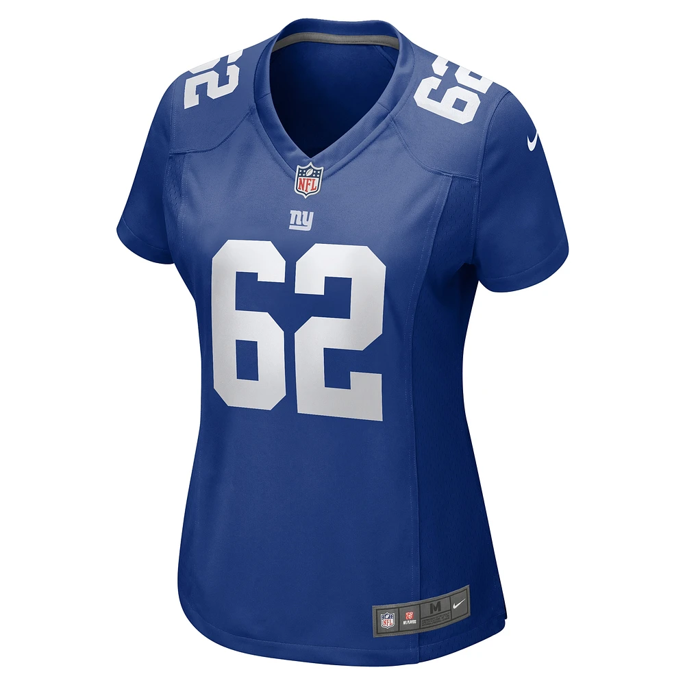 Women's Nike Jalen Mayfield  Royal New York Giants Game Jersey