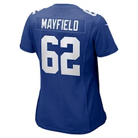 Women's Nike Jalen Mayfield  Royal New York Giants Game Jersey