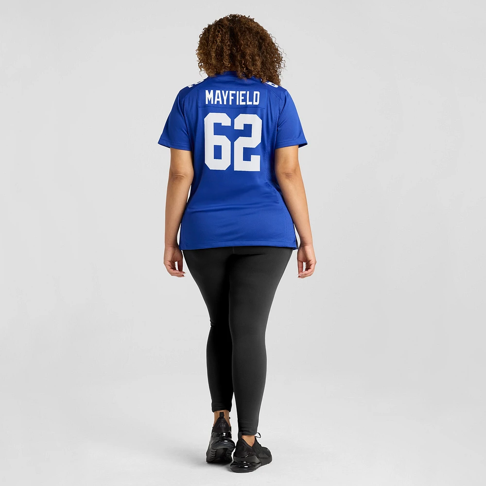 Women's Nike Jalen Mayfield  Royal New York Giants Game Jersey