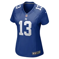 Maillot de match l'équipe Nike Royal New York Giants pour femme